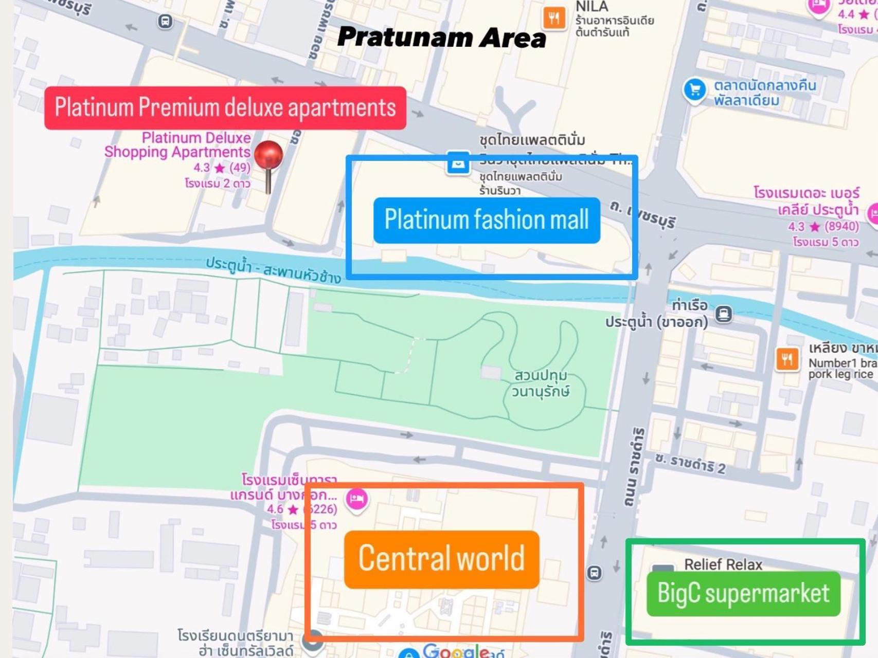 Platinum Premium Deluxe Apartments Bangkok Eksteriør billede